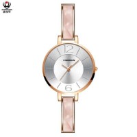 XINBOQIN Factory Custom LOGO Low Moq Luxury Quartz Acetate Lady Watch